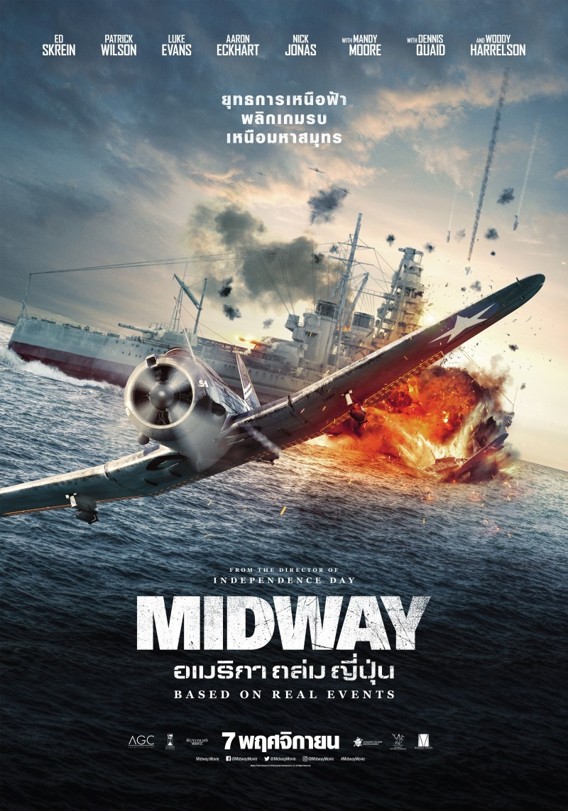 ดูหนังออนไลน์ Midway (2019) อเมริกาถล่มญี่ปุ่น