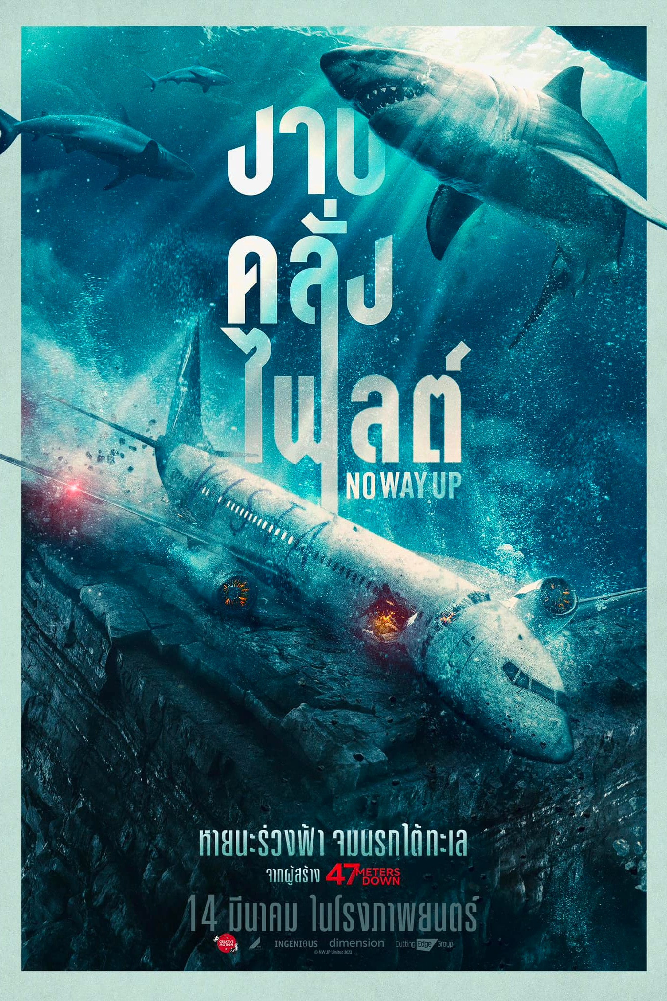 ดูหนังออนไลน์ No Way Up (2024) งาบคลั่งไฟลต์
