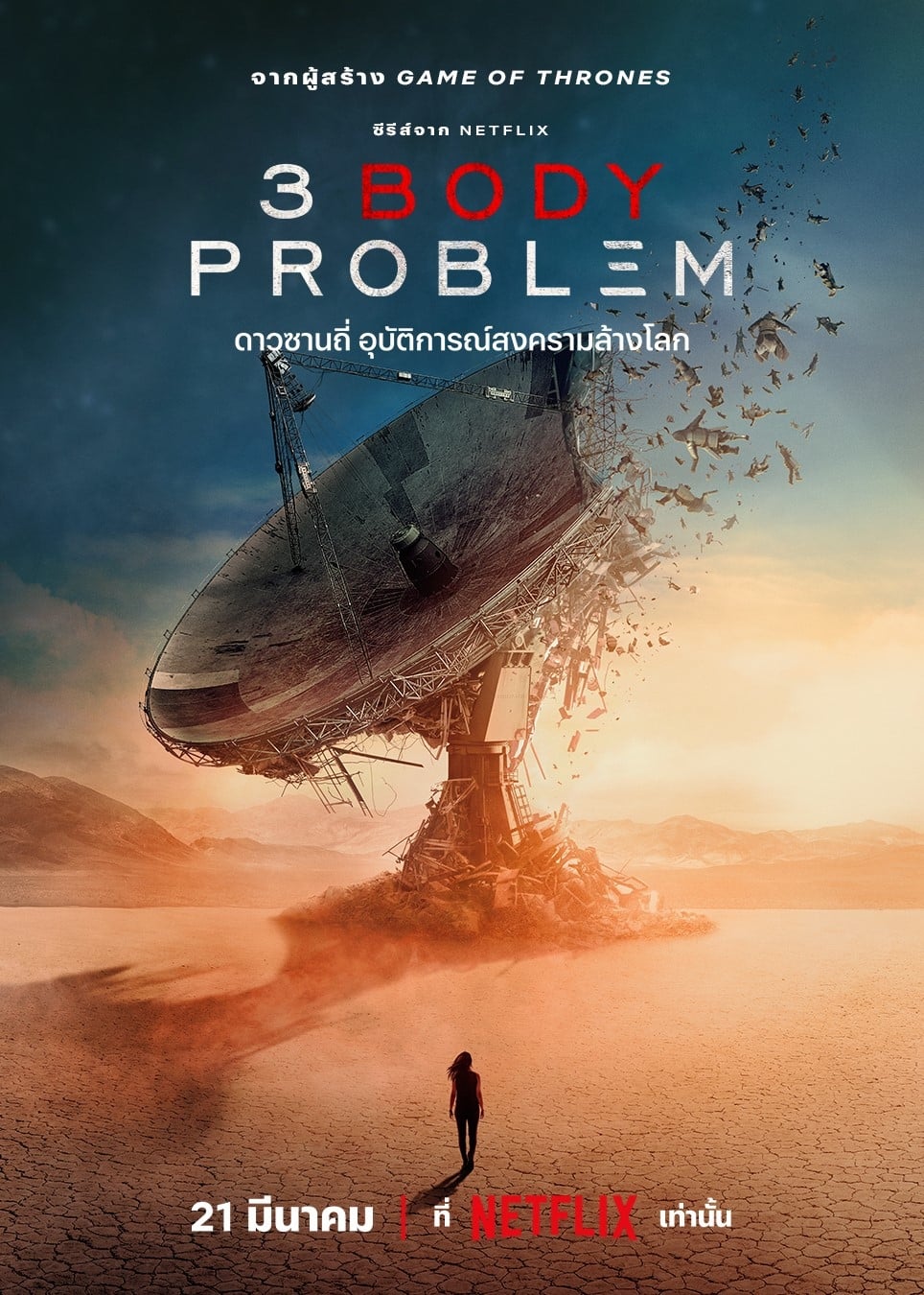 ดูหนังออนไลน์ 3 Body Problem (2024) ดาวซานถี่ อุบัติการณ์สงครามล้างโลก